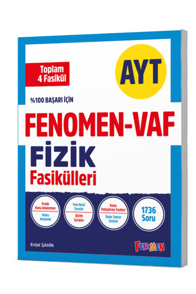 fenomen okul FENOMEN - VAF AYT FİZİK FASİKÜL SETİ (1-2-3-4. FASİKÜL)