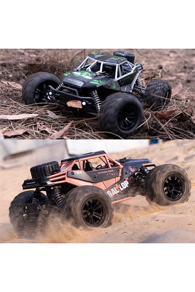 FUNFY FYRCHS1601 Brushless Motor 1:16 Scale 4WD RC Car | Black | ABS Plastic and Metal
