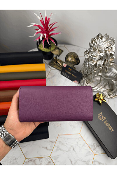 Garniy Genuine Leather Wallet with Phone Compartment 38714