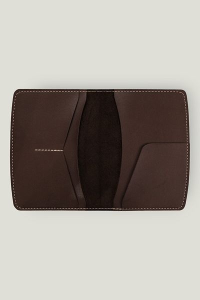 Modica Oslo - Minimalist Vegan Leather Travel Cover with Passport, Card and Ticket Compartment