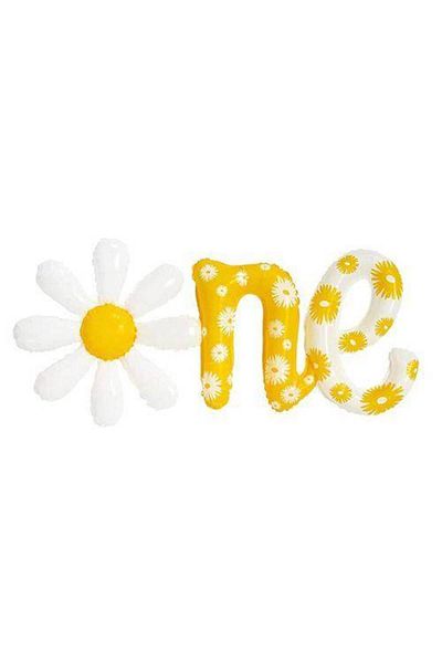 Parti Dükkanım Papatya One Foil Balloon - 117*54 Cm