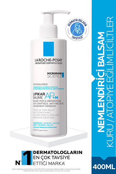La Roche Posay Lipikar Baume Ap+ m - 400 ml Moisturizing Balm, for Dry/Atopy ...