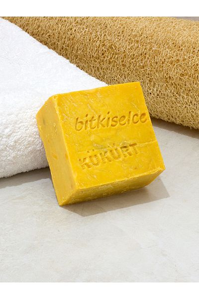 bitkiselce صابون الكبريت المصنوع يدويًا، حل طبيعي لمشاكل البشرة