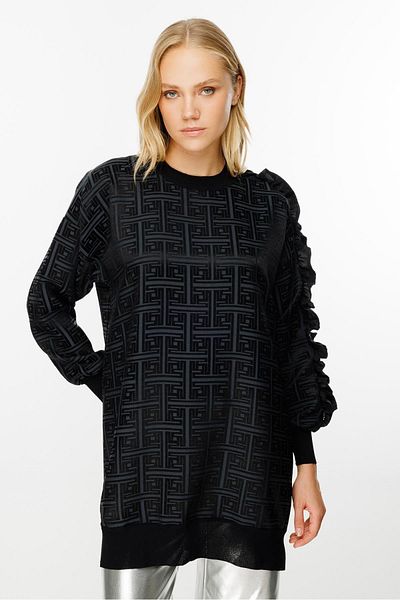 Ghisa Grey Black Tunic