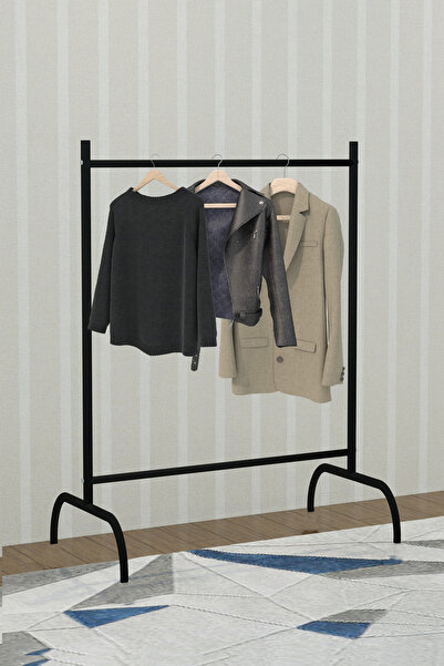 Navis Home Ayaklı Askılık Konfeksiyon Askısı Metal Konfeksiyon Elbise Askılığ...