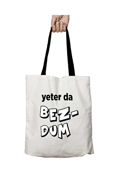 ART HEDİYE Black Sea Enough Cloth-Dum Washable School Shoulder Bag with Black...