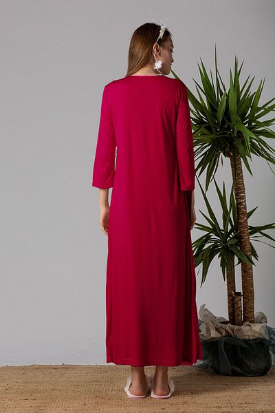 ByLohusa Cămașă de noapte de maternitate Effortt Cherry Lace