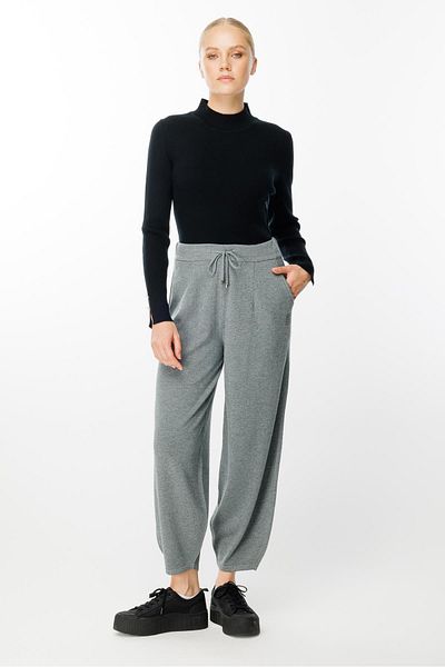 Ghisa Gray Knitwear Trousers