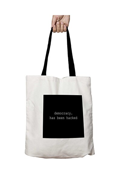 ART HEDİYE Чорна сумка з ручками Democracy Has Been Hacked Mr Robot, що можна...