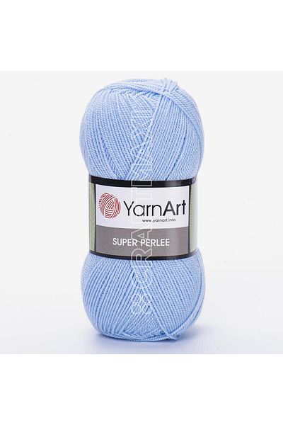 Yarnart Super Perlee - Πλεκτό Χέρι Νήμα Ανοιχτό Μπλε-215