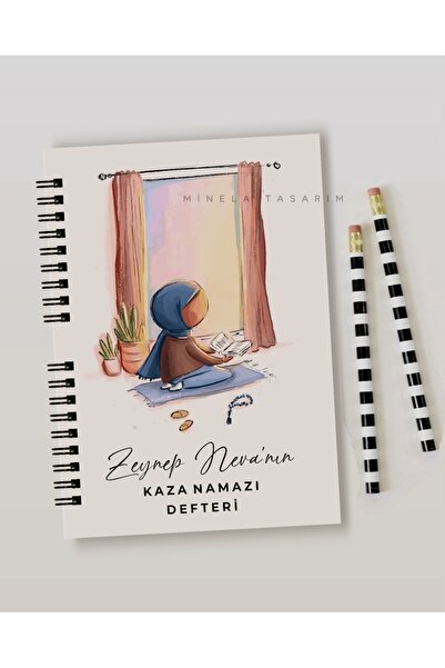 Minela isimli kaza namazi defteri 5 yıllık
