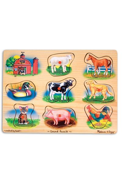 Melissa & Doug Sound Puzzle - Farm Animals
