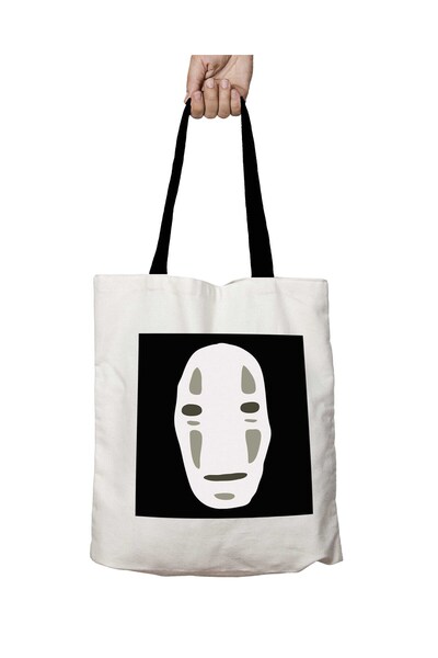 ART HEDİYE Spirited Away Studio Ghibli - حقيبة كتف مدرسية قابلة للغسل بمقبض أسود