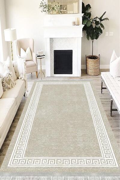 MOTTO HALI Doku Eko Punto Kaymaz Tabanlı Yıkanabilir Antibakteriyel Dijital B...