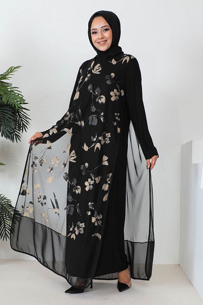 İmajButik Rochie de seară căptușită de mărime plus aurie