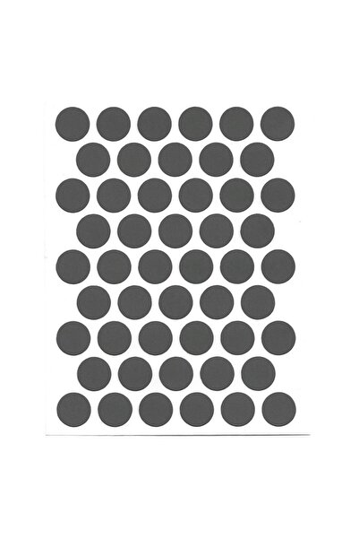 Deer Home 100 Adet Antrasit Ahşap Mobilya Dolapları Için Kendinden Yapışkanlı Vida Tapası Tıpası Kapatıcı