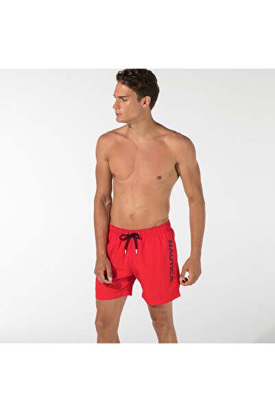 Nautica Erkek Kırmızı Deniz Şortu