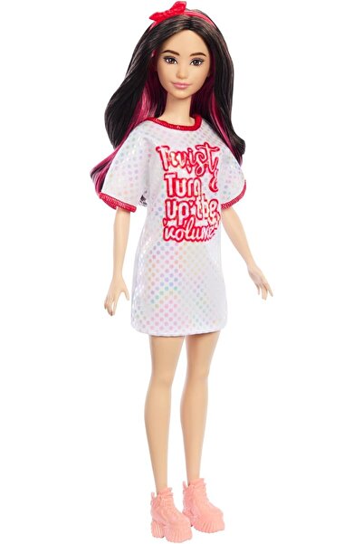 Barbie Fashion Twist and Turn Doll #214 – Wavy Black Hair with Dress and Accessories (65th Anniver