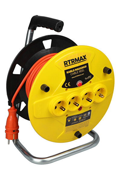 Rtrmax REM31520 MAKARALI UZATMA KABLOSU AÇIK TİP 20MT 3x1,5 MM