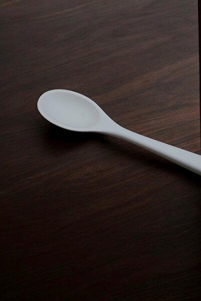 Dore Voir 27.5 CM Cream Colored Silicone Spoon - Baking and Serving Features, Special Series