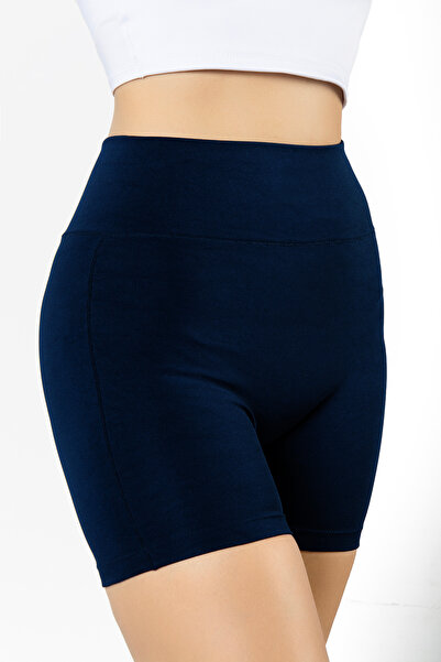 VEAVEN Lacivert Mini Tayt Şort Etek Altı & Voleybol & Havuz Ve Deniz Şortu & Günlük