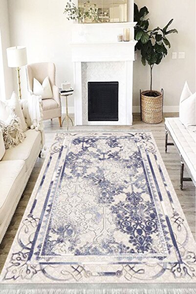 MOTTO HALI Klasik Eko Punto Kaymaz Tabanlı Yıkanabilir Antibakteriyel Dijital...