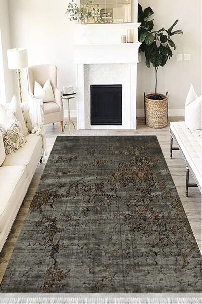 MOTTO HALI Otantik Punto Kaymaz Tabanlı Yıkanabilir Antibakteriyel Dijital Ba...