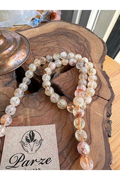 parze doğaltaş Σειρά από φυσικές πέτρες κιτρίνης 8 χιλιοστών