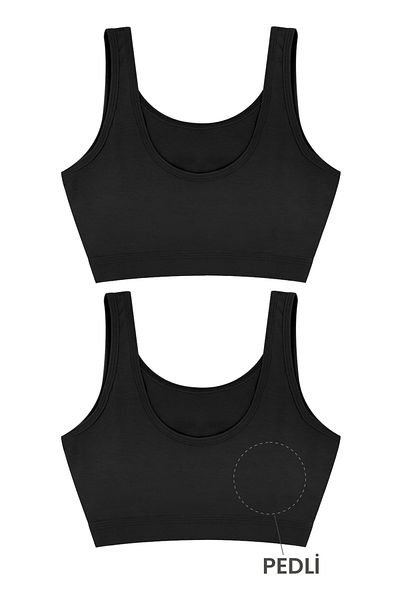 Öts Girl's 2-Piece Padded Thick Strap Bra