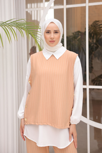 İmajButik Μπισκότα Ριγέ Τριπλό Σετ