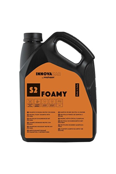İNNOVACAR S2 FOAMY Enzimli PH Nötr Köpüklü Araç Yıkama Şampuanı Konsantre - 4...