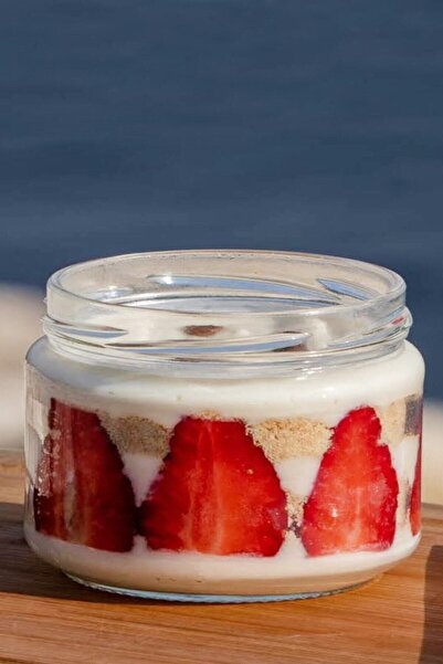 Milea 6'lı Magnolya Bardağı Magnolia Puding Renkli Kapaklı Tatlı Cup Kase Seti 330 Cc