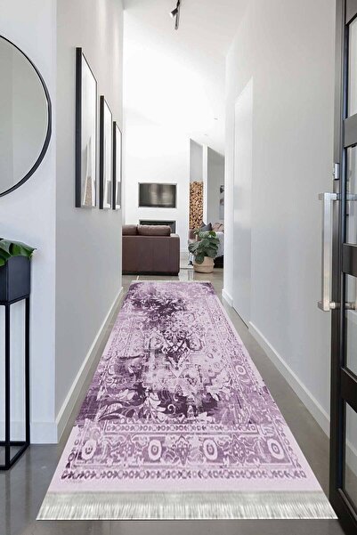 MOTTO HALI Otantik Eko Punto Yolluk Kaymaz Tabanlı Yıkanabilir Antibakteriyel...