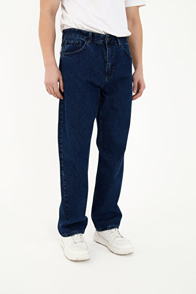 ENZİM JEANS Ανδρικό 100% βαμβακερό φαρδύ τζιν