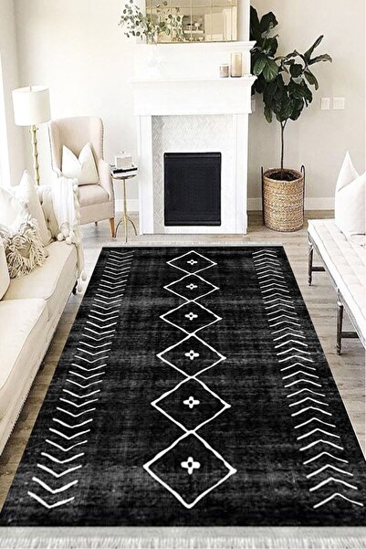 MOTTO HALI Otantik Eko Punto Kaymaz Tabanlı Yıkanabilir Antibakteriyel Dijita...