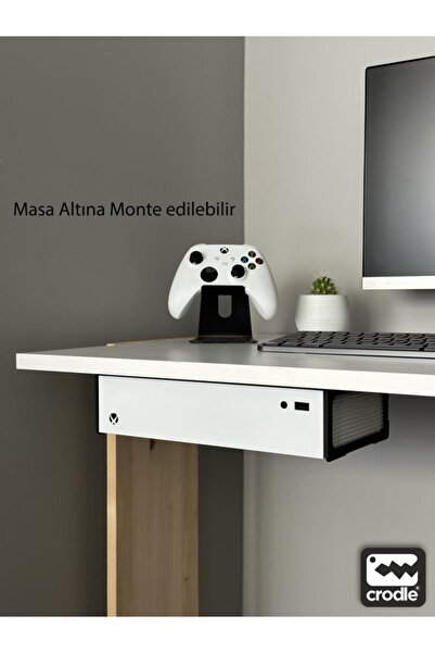 Crodle Xbox Series S Için Duvar Ve Masa Altı Montaj Standı Yerden Tasarruf Sağlar Rahat Hava Akışı