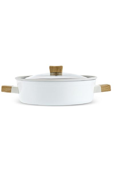 Karaca Swiss Crystal Creamy Wood Carnivorous Pot 30 cm