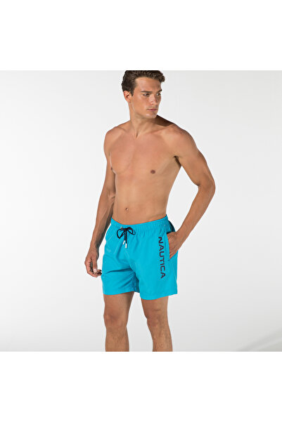 Nautica Erkek Mavi Mayo Şort