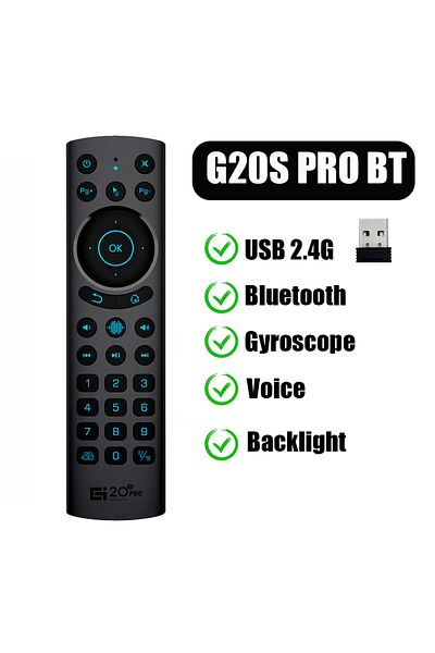 Choice G20s Pro Bt G20s Pro Voice Remote Control 2.4g Wireless Bluetooth Air Mouse G20 Bt Microphone Gyros