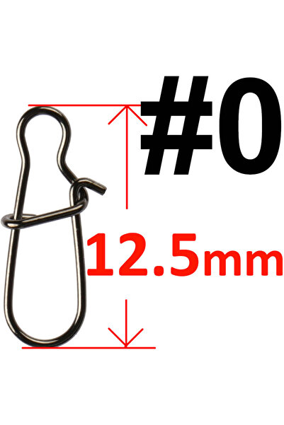 Choice 100 قطعة 0 100 أو 50 قطعة من مشبك الصيد المصنوع من الفولاذ المقاوم للص...