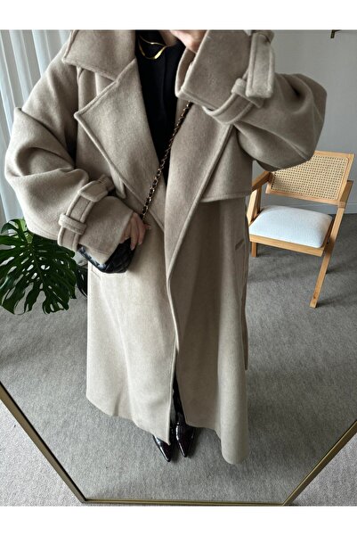 My Blog Béžový kabát Vorkuta s páskem