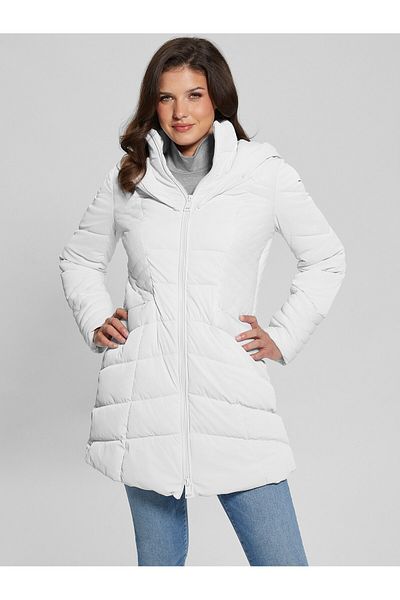 Guess White Women Winter Jackets Styles Prices Trendyol