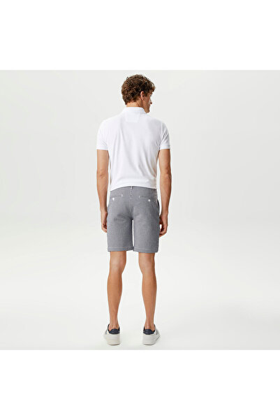 Nautica Erkek Mavi Standart Fit Bermuda