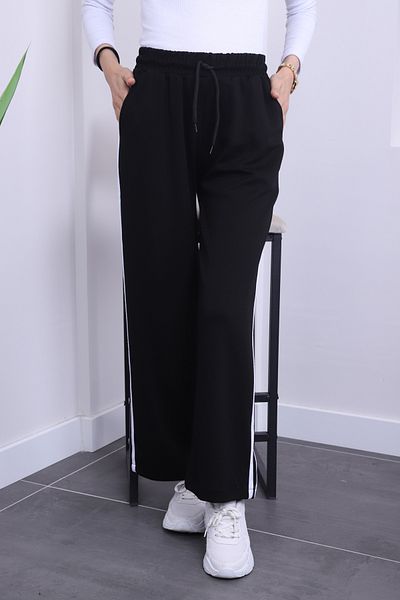 İmajButik Μαύρο ελαστικό φούτερ μέσης Modal