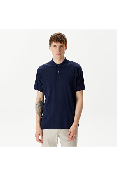 Nautica Erkek Lacivert Classic Fit Kısa Kollu Polo