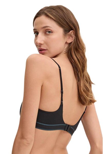 Calvin Klein Siyah Unlined Bralet 000QF7957E