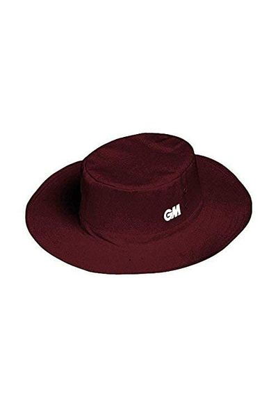 GM Panama Cricket Hat Medium | Maroon | Comfortable | Lightweight | Classic Cricket Headwear