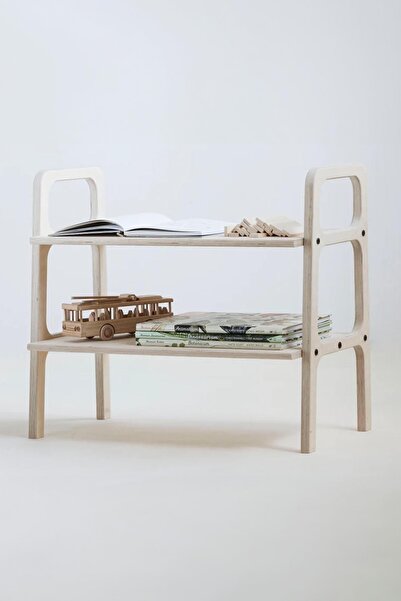 Woodesk Favola, Montessori Ahşap Çocuk Kitaplığı, 75x65, Natural Renk, CPT477...