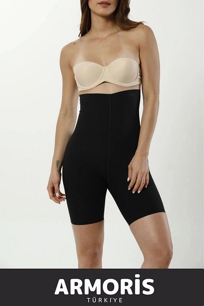 Armoris New Non-Marking Anti-Slip Silicone Recovery Shaper Laser Cut High Waist Long Corset