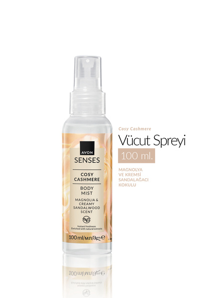 AVON Senses Cosy Cashmere Vücut Spreyi 100ml